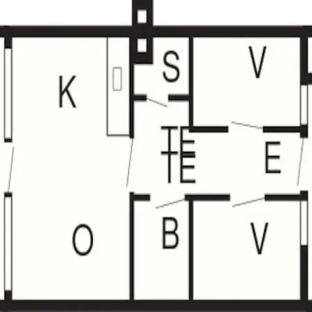 Two-bedroom In Henne 7 * Henne Strand