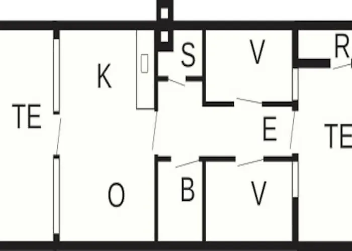 Two-bedroom In Henne 7 Сasa de vacaciones *